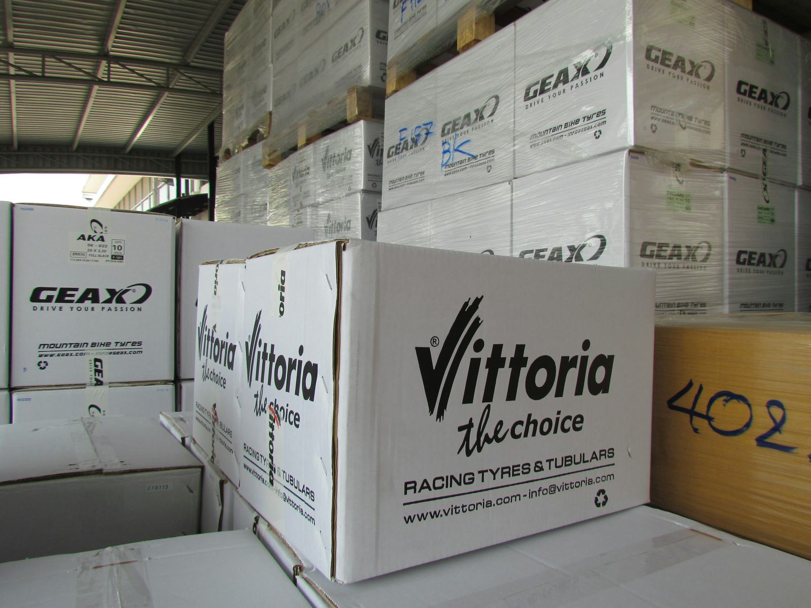 Vittoria, manufacturer of premium bicycle tyres including tubes, will say goodbye to the brand name GEAX. – Photo Bike Europe

