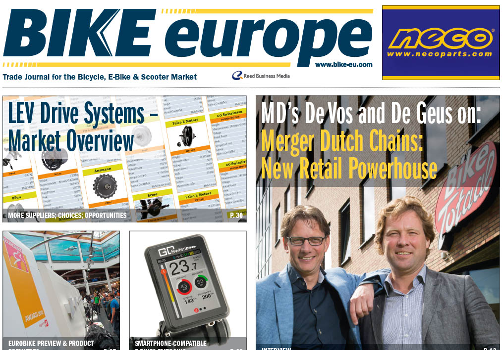 For getting to the free of charge digital Bike Europe editions we only ask you to register. The registration form is limited to name, country, job title and business. - Photo Bike Europe