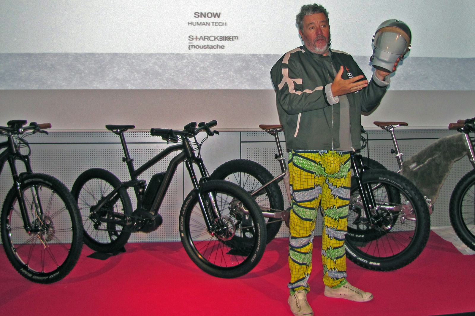 Philippe Starck was asked by the French bicycle company Moustache to develop and all new e-bike line called M.A.S.S. – Photo Bike Europe