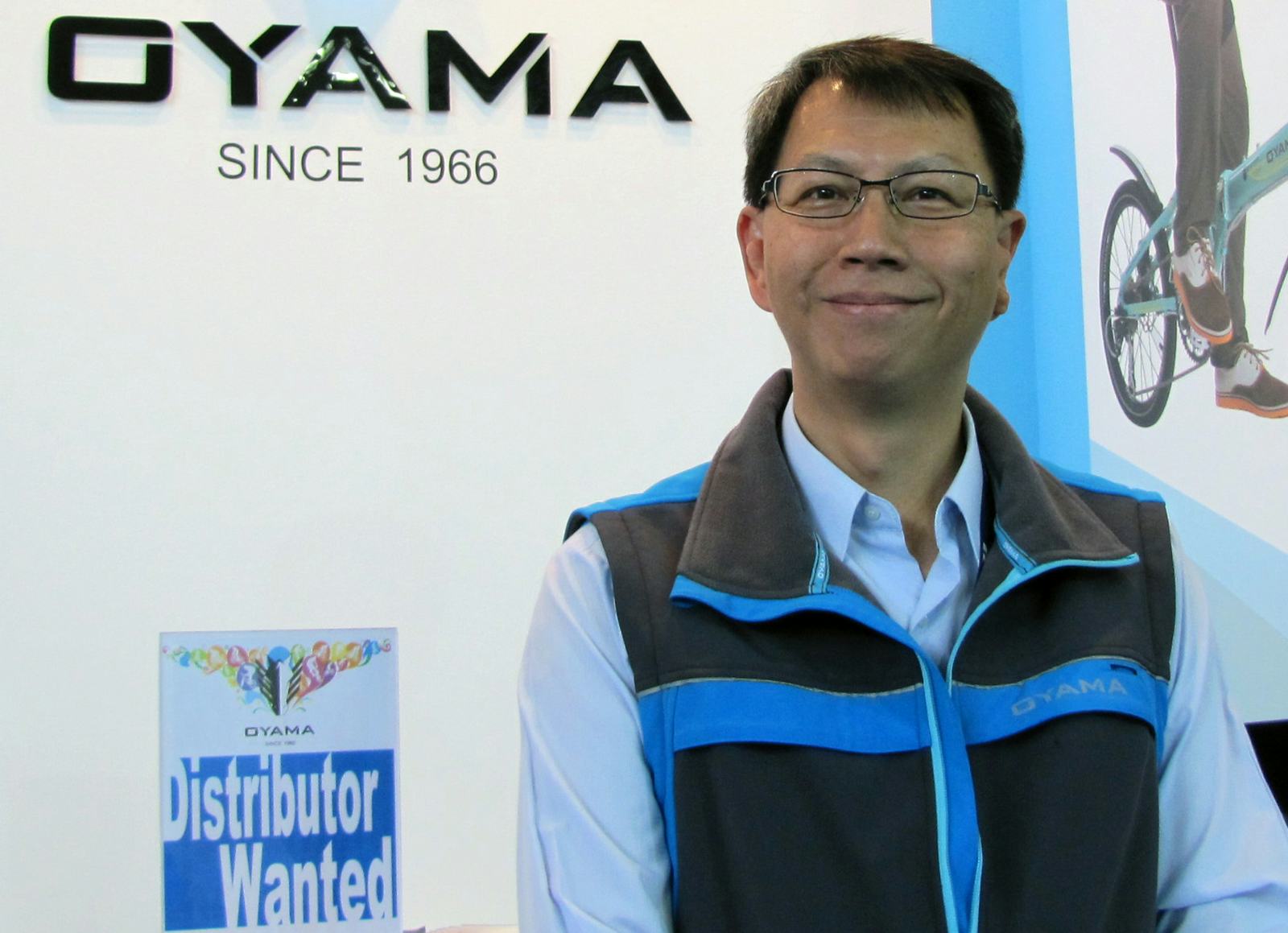 “For the years ahead our unique selling point over other Chinese manufacturers is the privilege of the 0% anti-dumping duty,” says European sales manager Richard Chang of Oyama Bicycle. – Photo Bike Europe