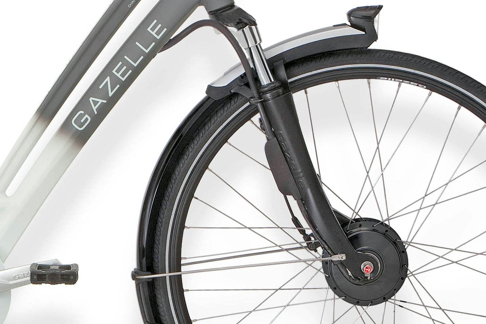 Continent lung aisle Gazelle Develops Front-Wheel System with Panasonic