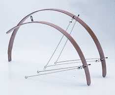Bamboo Fenders Give Bikes Retro Style Look