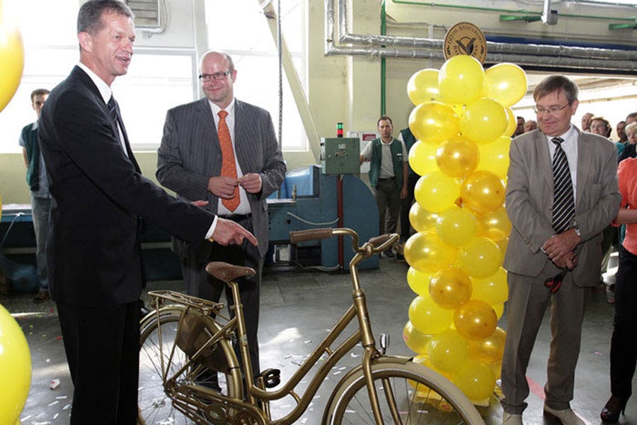 Baltic Vairas慶祝其第五百萬自行車