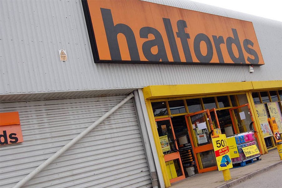 Cycling Drives Revenues Halfords UK Retail