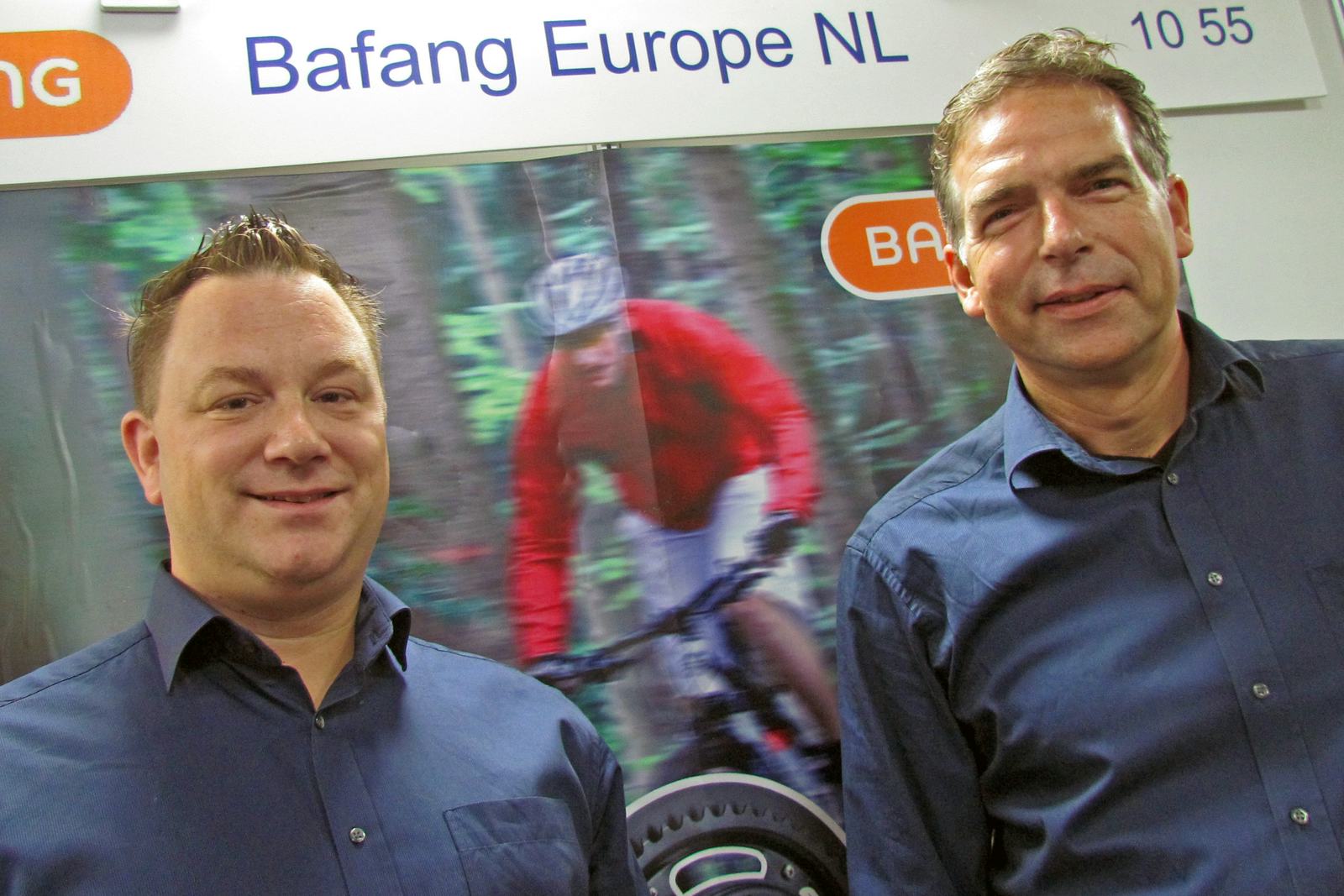 Bart van den Boom (left), technical manager, and Jack Brandsen, general manager, (both coming from NuVinci) are leading Bafang Europe. – Photo Bike Europe