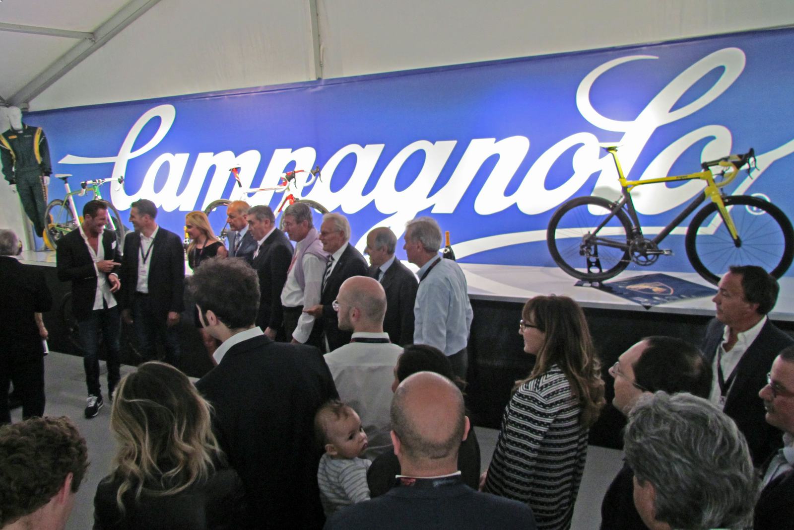 Campagnolo in happier times; at the 80th anniversary of the company in 2013. – Photo Bike Europe