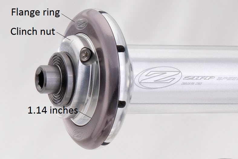 The first generation Zipp 88 hubs could incur retaining ring failure. - Photo SRAM