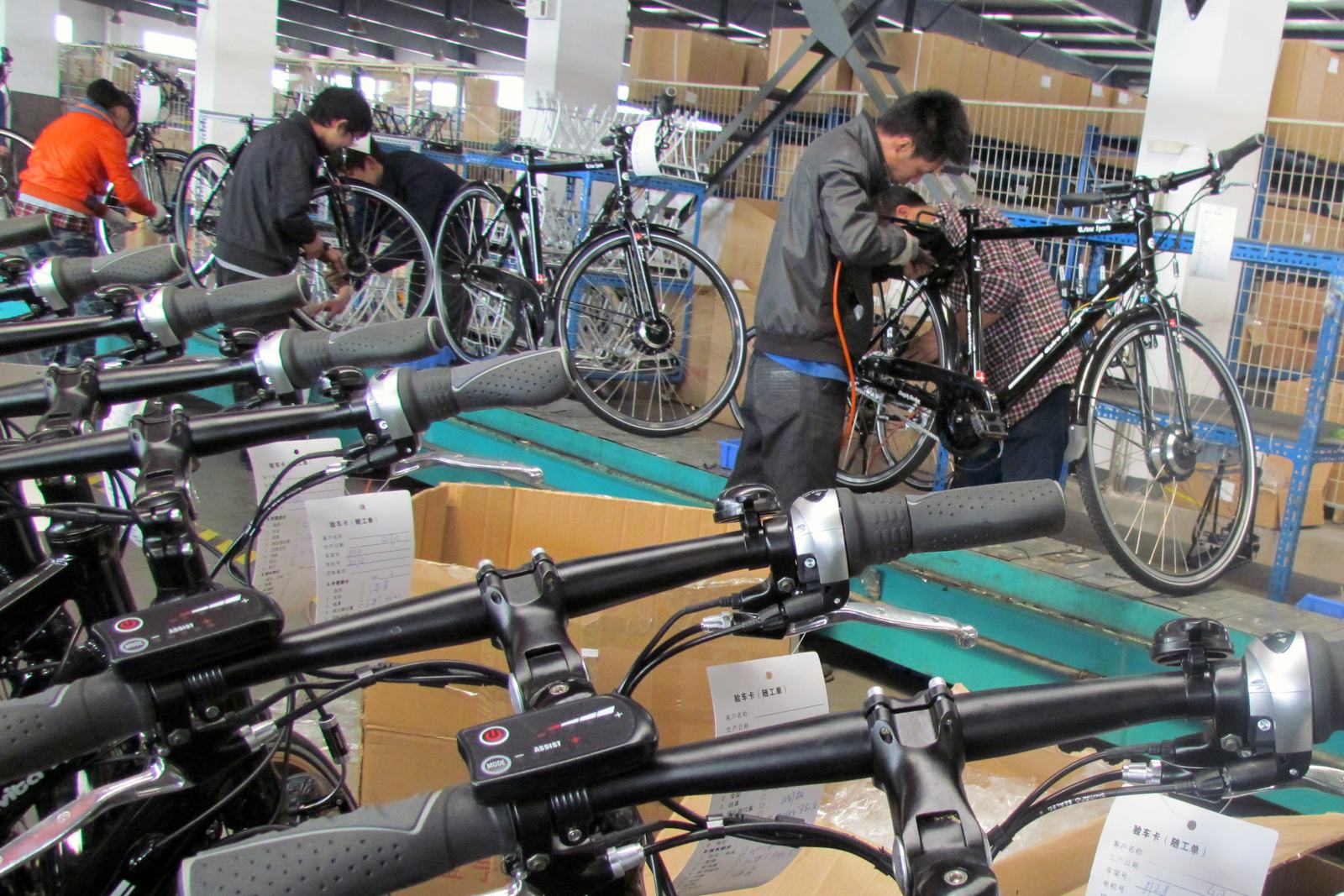 China is commonly considered as a sourcing country for e-bikes and components, but not yet as an export destination for high end products. That’s to change. - Photo Bike Europe