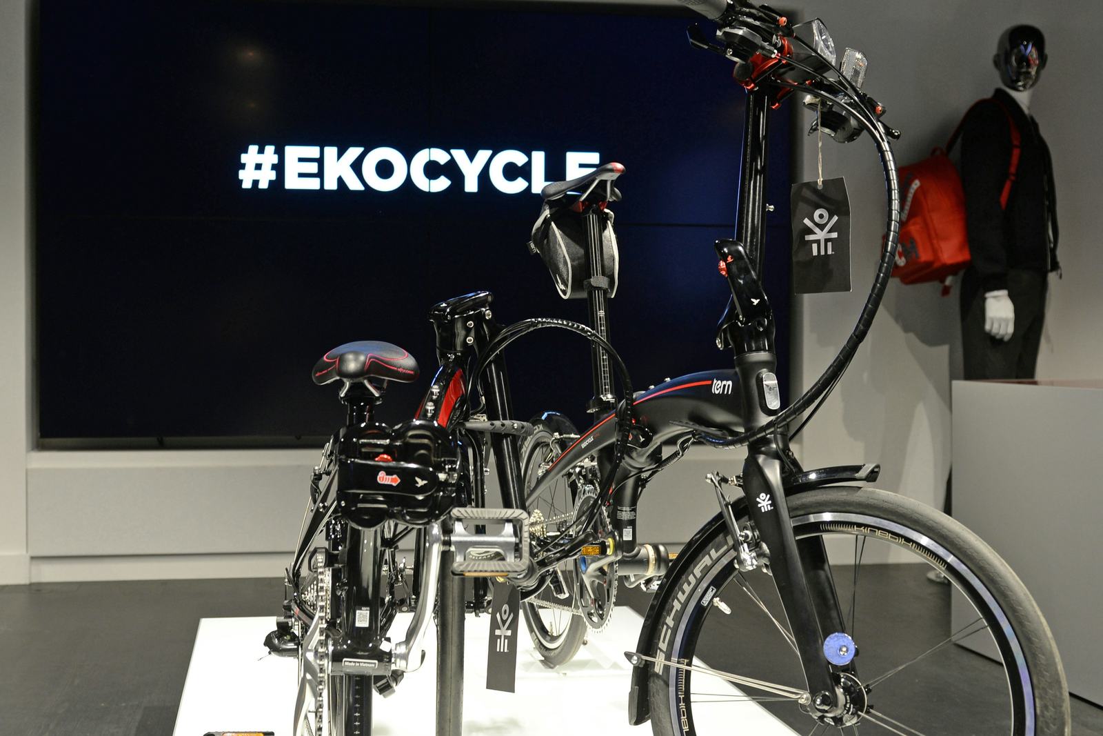 The Tern Ekocycle hydroformed frame is made from a minimum of 10% recycled aluminium. – Photo Tern