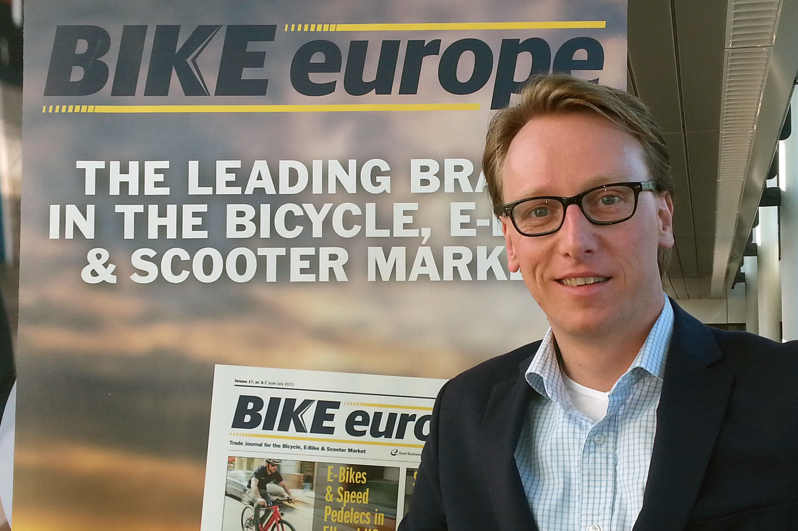 Bike Europe’s Account Manager International Lucas van ‘t Hof looks forward to meet all Bike Europe advertisers and potential advertisers at Taipei Cycle. - Photo Bike Europe