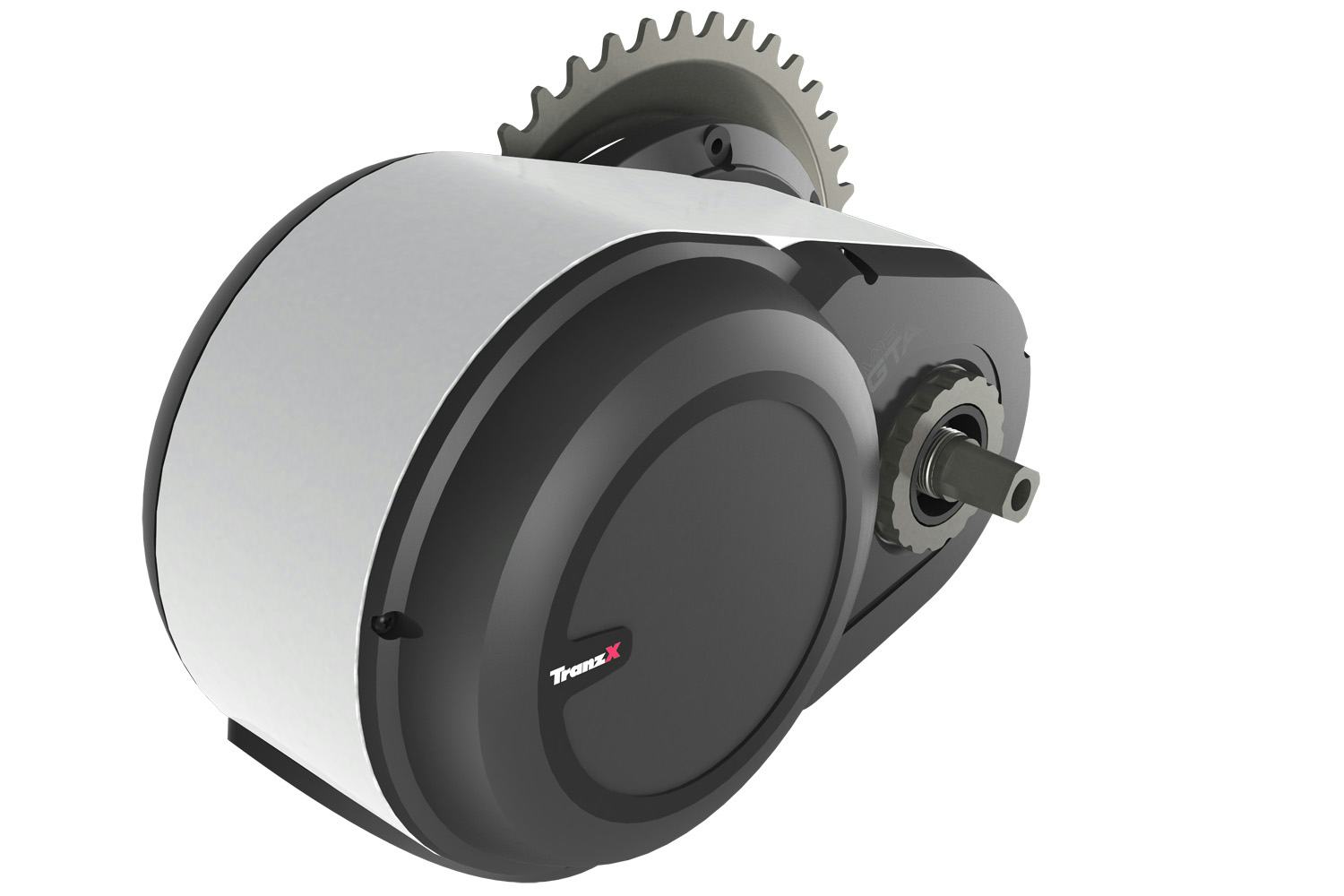 TranzX's new M16 central motor is compatible with a coaster brake and different battery types. – Photo TranzX