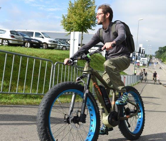 Eurobike 2015 will display new drive systems for e-mountain bikes and plus-sized tyres. -Photo Eurobike