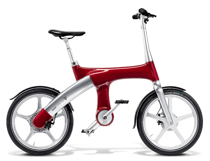The second generation chainless e-bike, Mando Footloose IM adds significant advances to its original cousin. - Photo Mando Corp