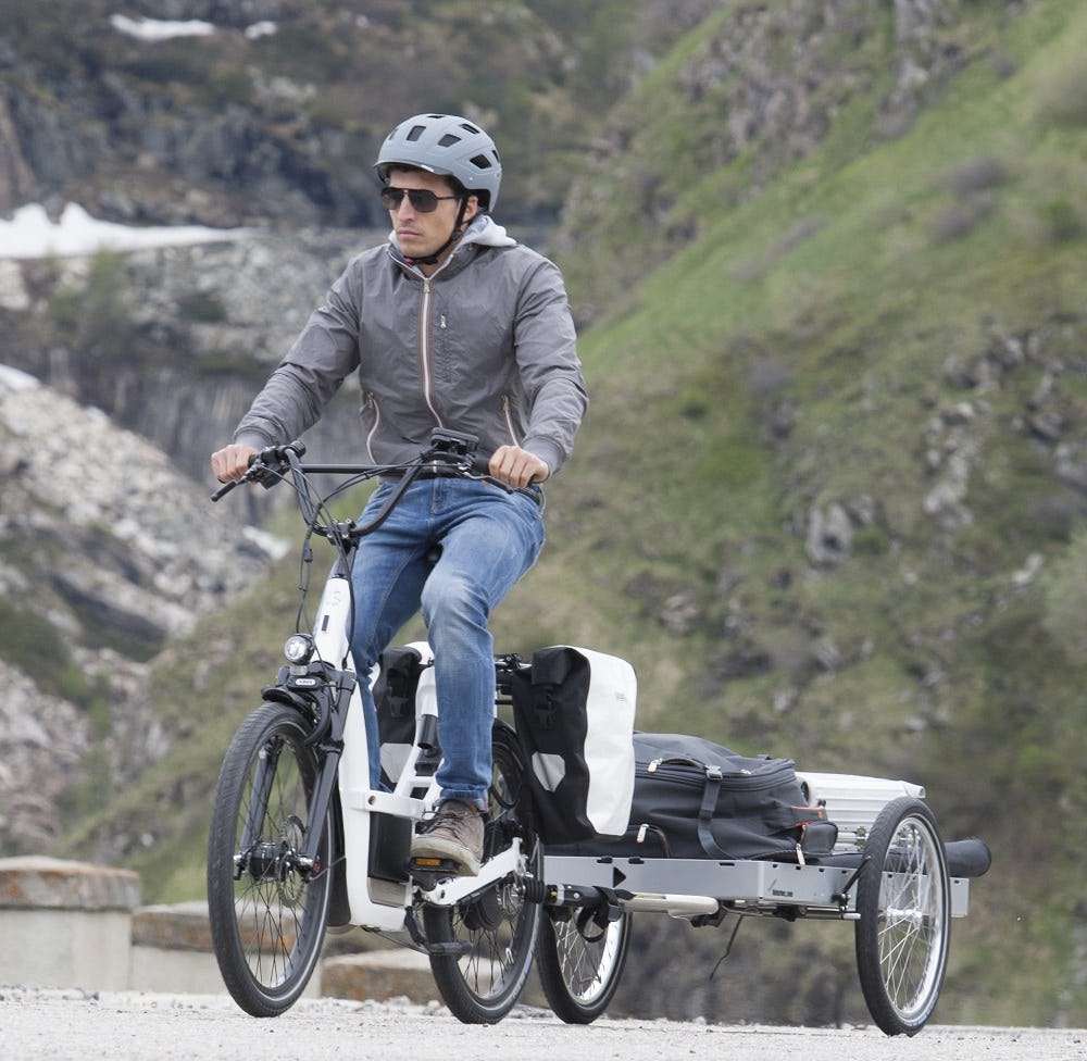 The Klever B25 for which an optional practical trailer kit has been developed. - Photo Klever Mobility
