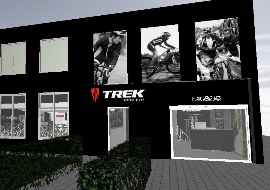 In Europe there are already a number of Trek Bicycle Stores, but none in the Benelux. – Photo Trek