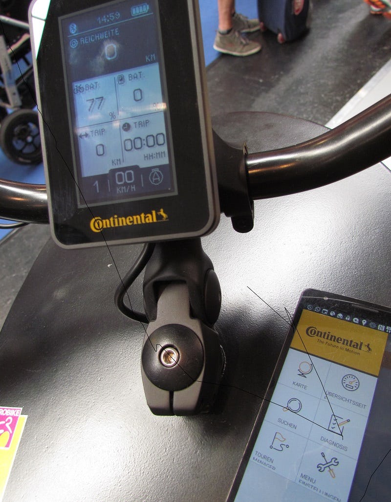 With the new Bluetooth display, Continental provides a connectivity solution for e-bikes. – Photo Bike Europe