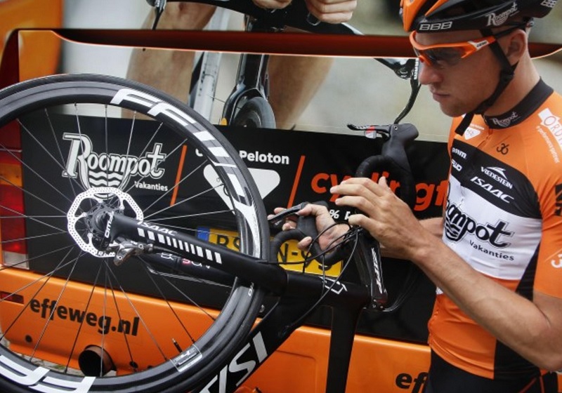 The first test result of the use of disc brake in road racing are very promising. – Photo SRAM