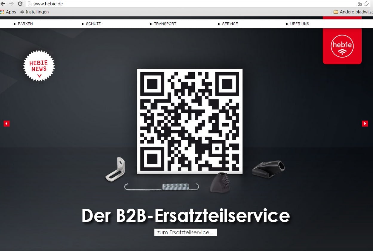 Ordering Hebie spare parts now on-line. - Photo Hebie