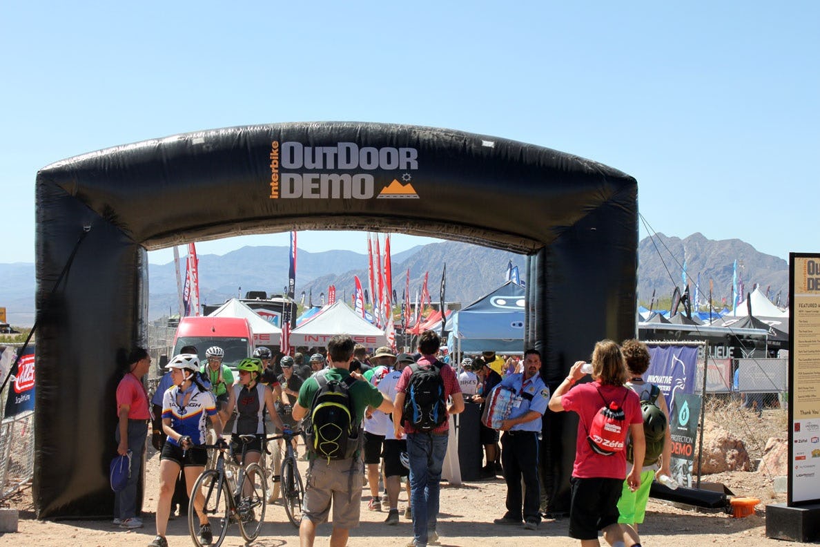 “There is no 2-day demo in the world that compares to OutDoor Demo”, Interbike’s Vice President Pat Hus. – Photo Interbike