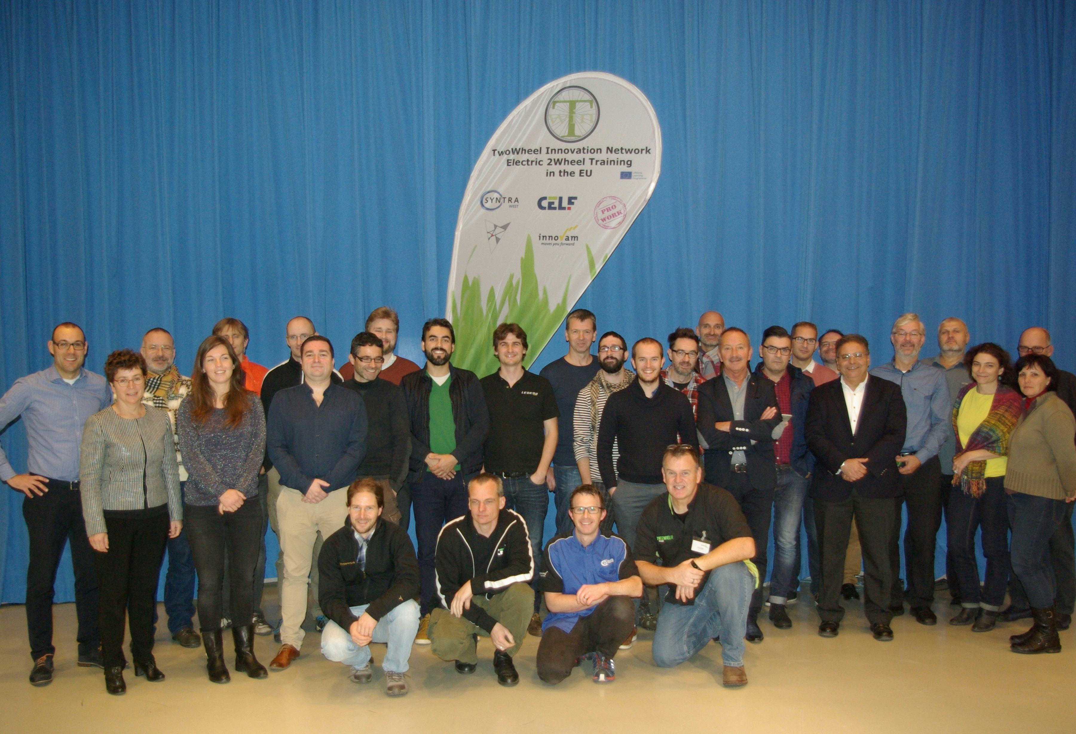 TWIN’s main target group consists of EU training institutes. Mid November they gathered for a 2 days’ workshop on 18 and 19 November at Innovam (automotive and 2-wheeler training center) in the Netherlands. The interest for the workshop was extremely encouraging. The TWIN consortium has welcomed more than 20 participants from 11 different member states.