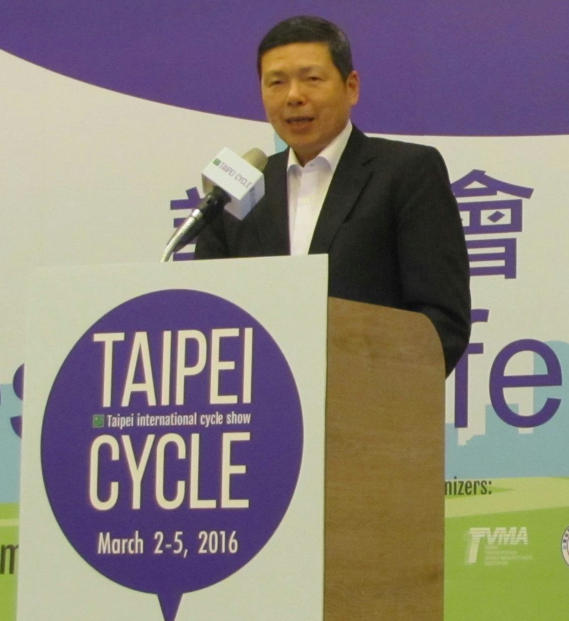 ‘The combination of both events gives us a great opportunity to show the world Taiwan’s pride in the bicycle industry,’ said Walter Yeh executive vice president of Taipei International Cycle Show organizer TAITRA. – Photo Bike Europe

