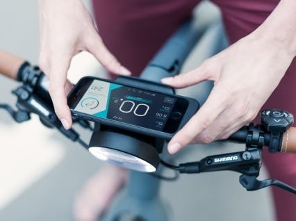 The smart interface of COBI is one of the e-bike technologies on display at the CES. – Photo COBI