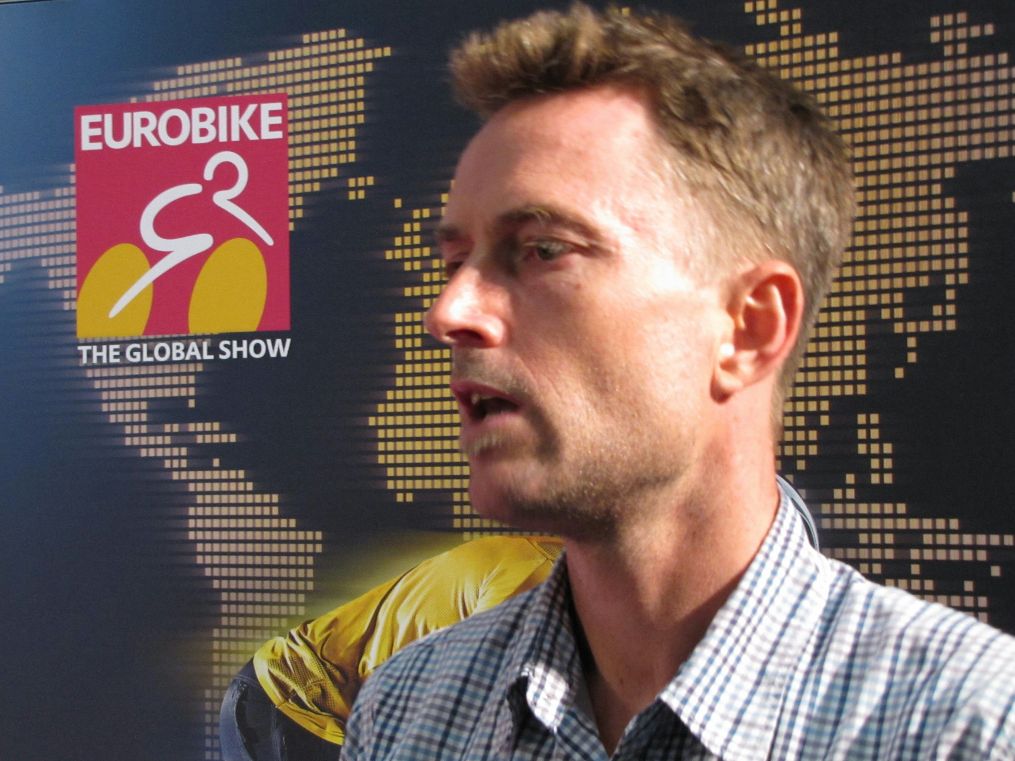 Eurobike division manager Stefan Reisinger: ‘New show strategy gets big encouragement from industry’. – Photo Bike Europe