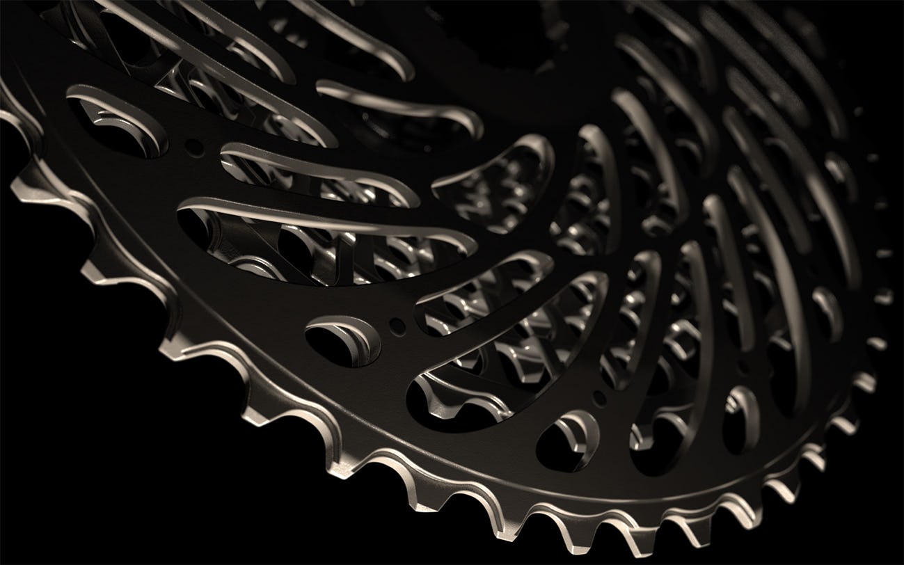 The main feature of the XX1 and the XO1 Eagle is the 12-speed cassette. – Photo SRAM