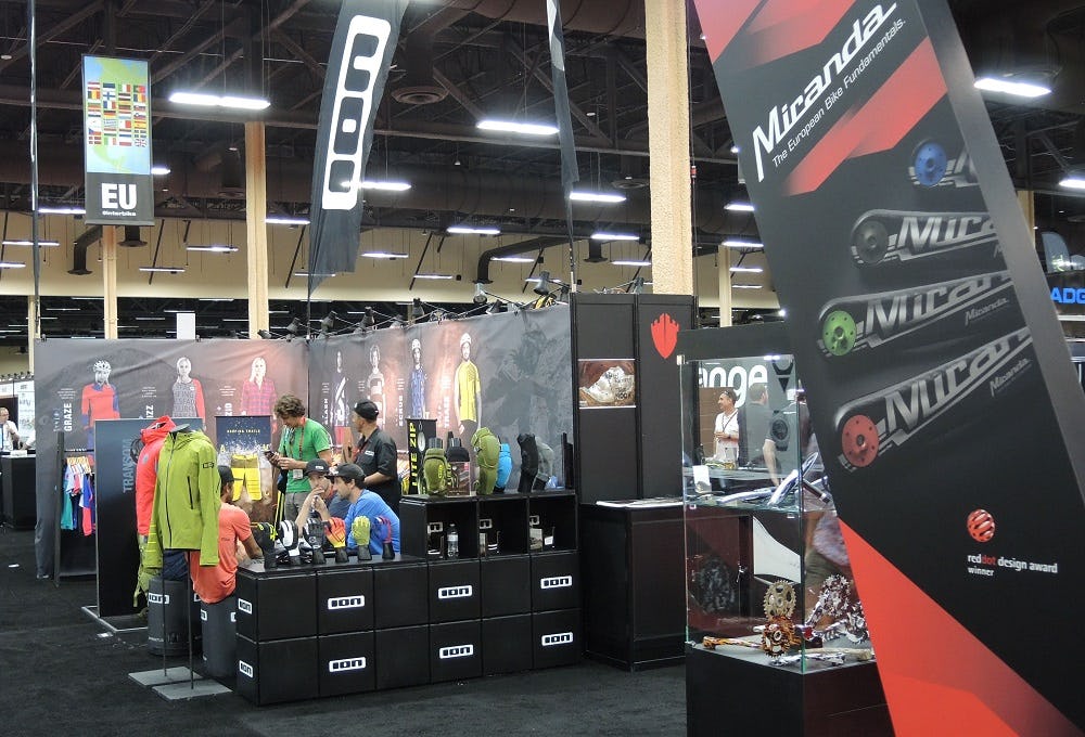 Last year 18 brands from Europe exhibited at the EU@Interbike area. – Photo Interbike
