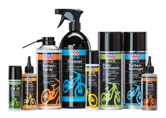 The Liqui Moly bike line includes eleven products. – Photo Magura