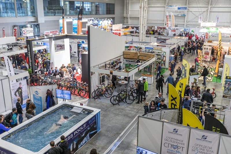 Moscow’s bike show Velo-Park proved an indication on how the bike business is coping at the start of a new season. – Photo Andrey Khorkov