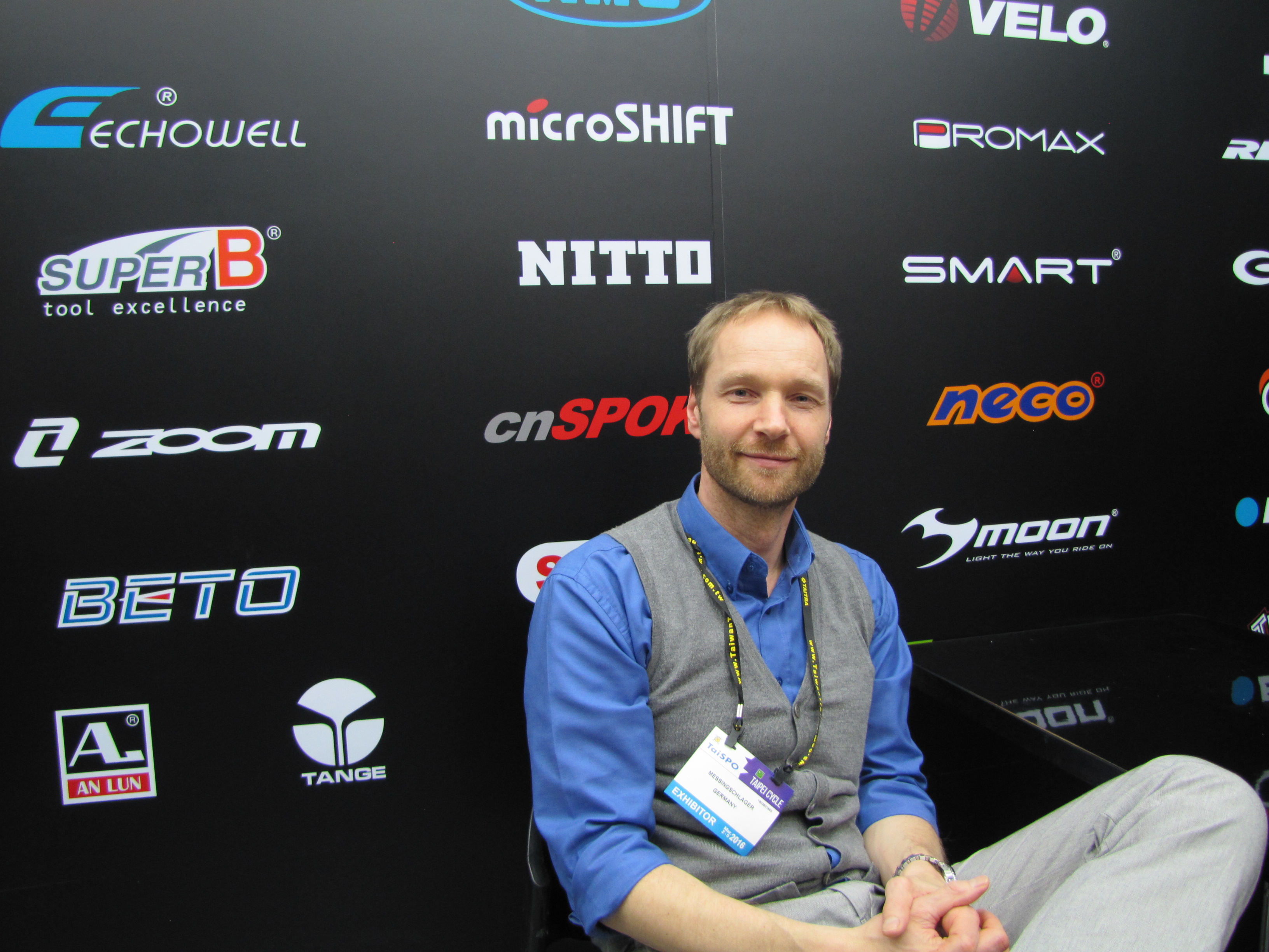 Messingschlager Gmb董事總經理Dennis Schömburg說。「我們有超過90年的經驗了解和亞洲市場的合作關係裡什麼是最重要。」- Photo Bike Europe