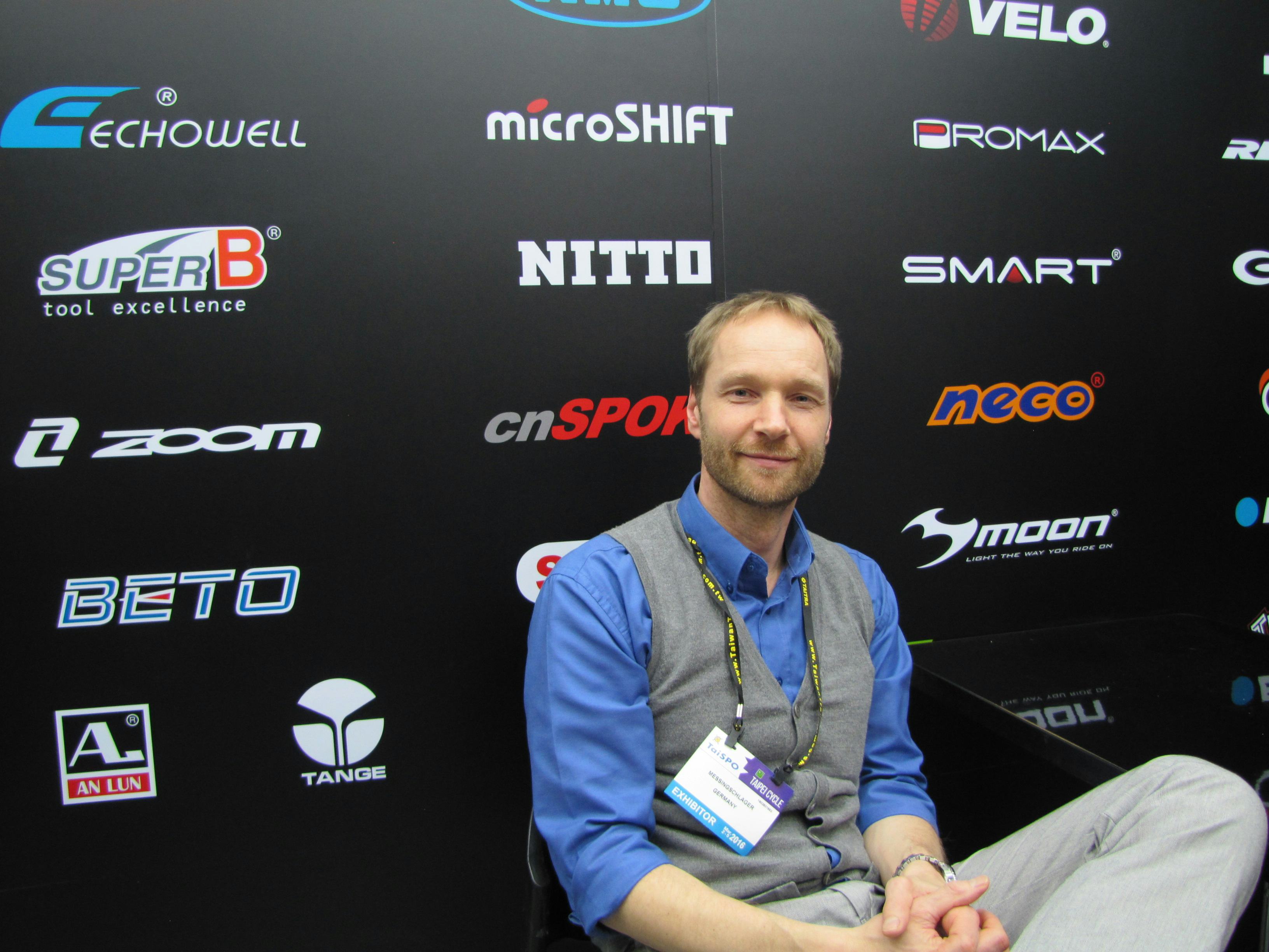 Messingschlager Gmb董事總經理Dennis Schömburg說。「我們有超過90年的經驗了解和亞洲市場的合作關係裡什麼是最重要。」- Photo Bike Europe