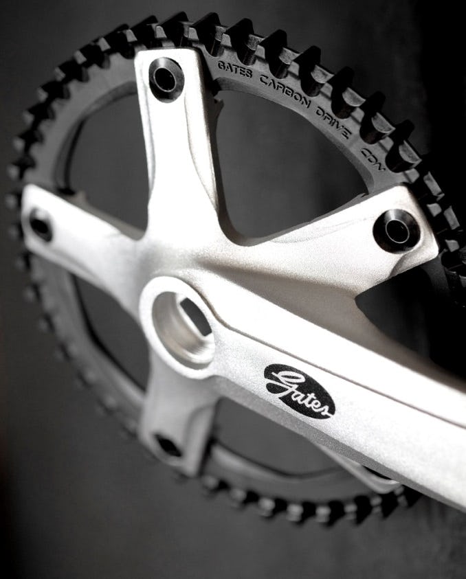 Gates will show several new products including longer belts and components designed for Pinion and Rohloff, at Eurobike 2016. – Photo Gates