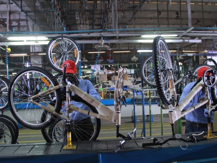 HeroEco investing in alloy frame plant, paint shop and wheel building lines. – Photo Satnam Singh