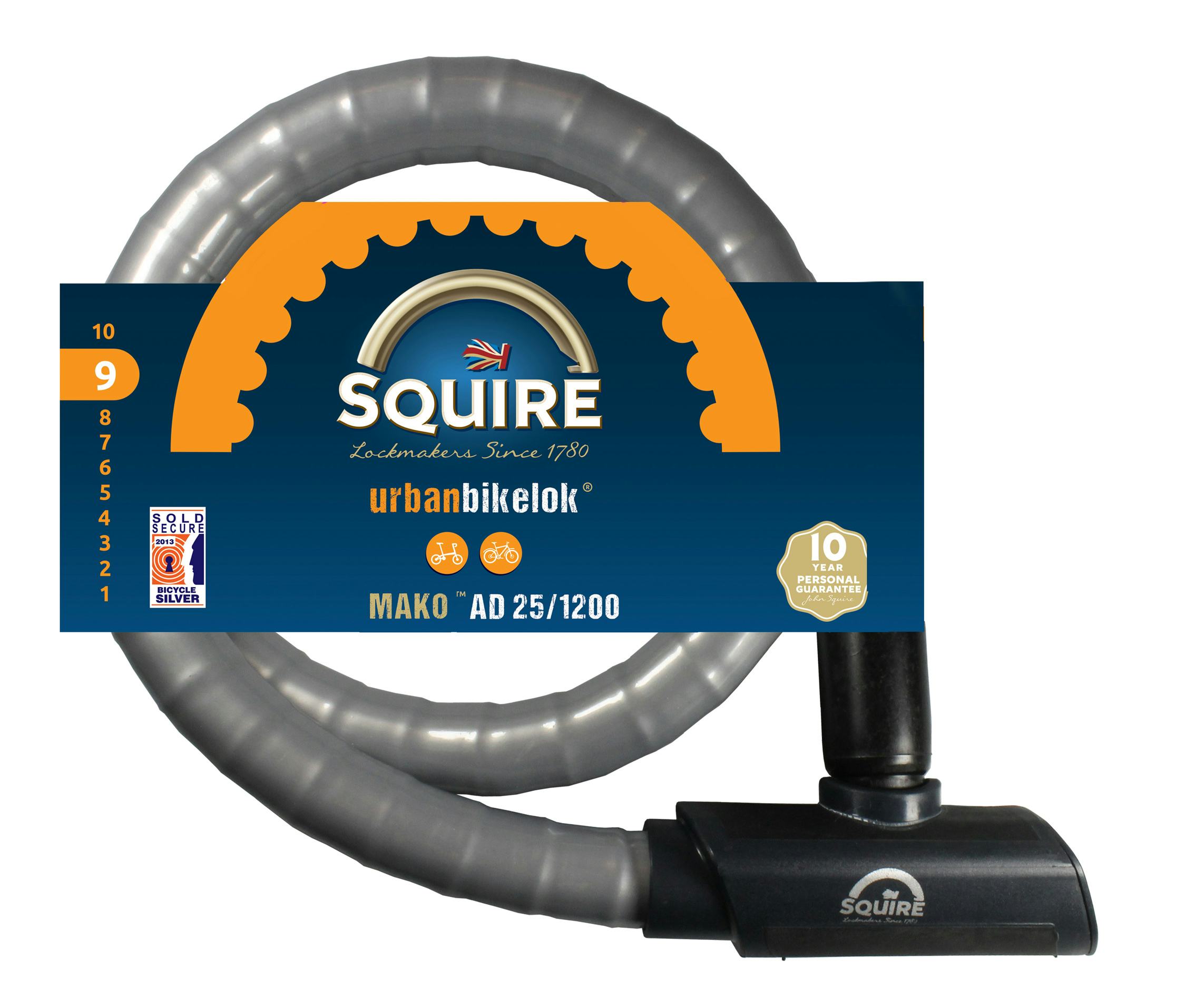 Squire Lock will present an expanded cycle product range. – Photo Squire Lock