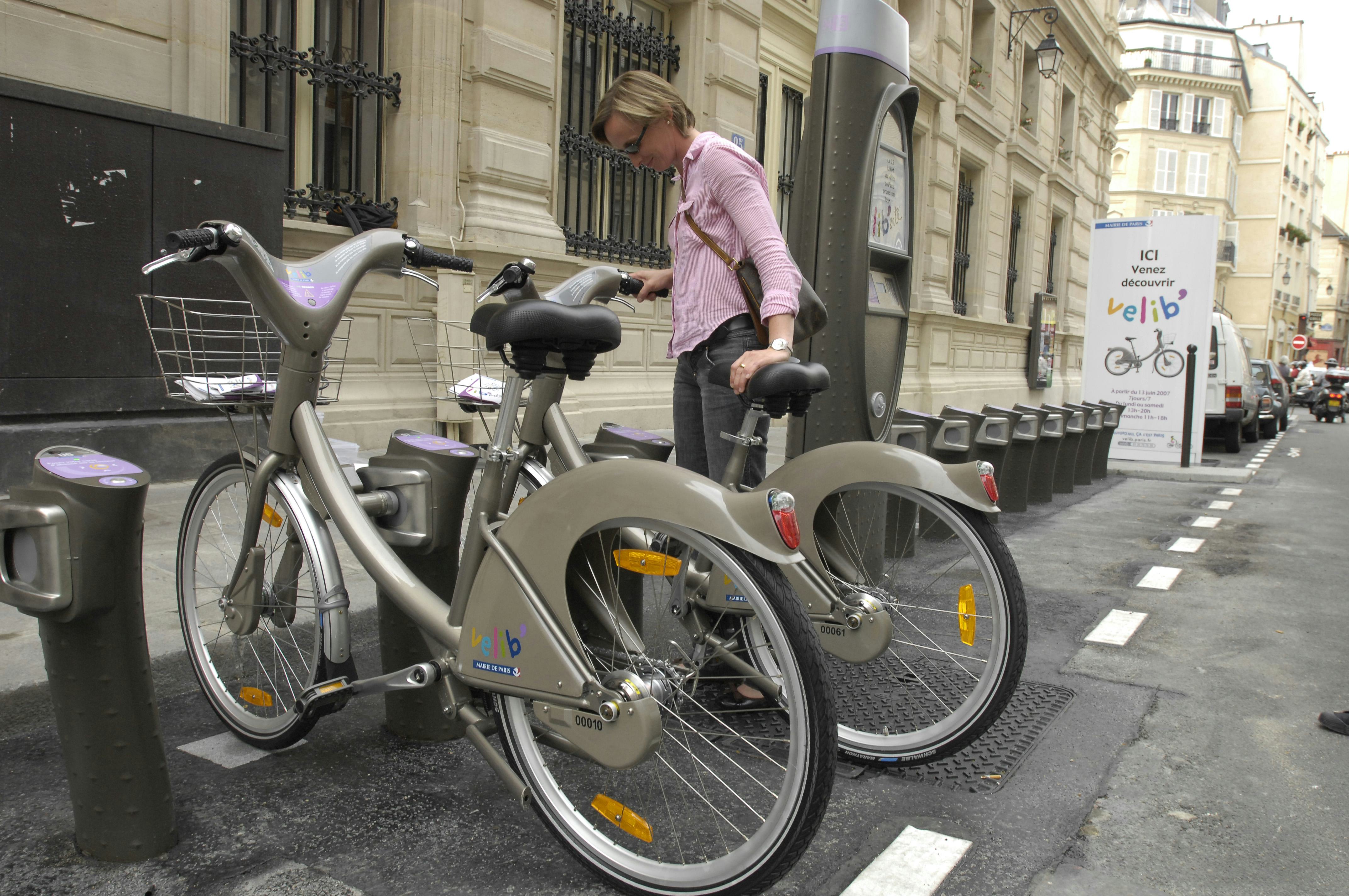 Each minute 75 Vélib bicycles are rented in Paris. – Photo JCDecaux