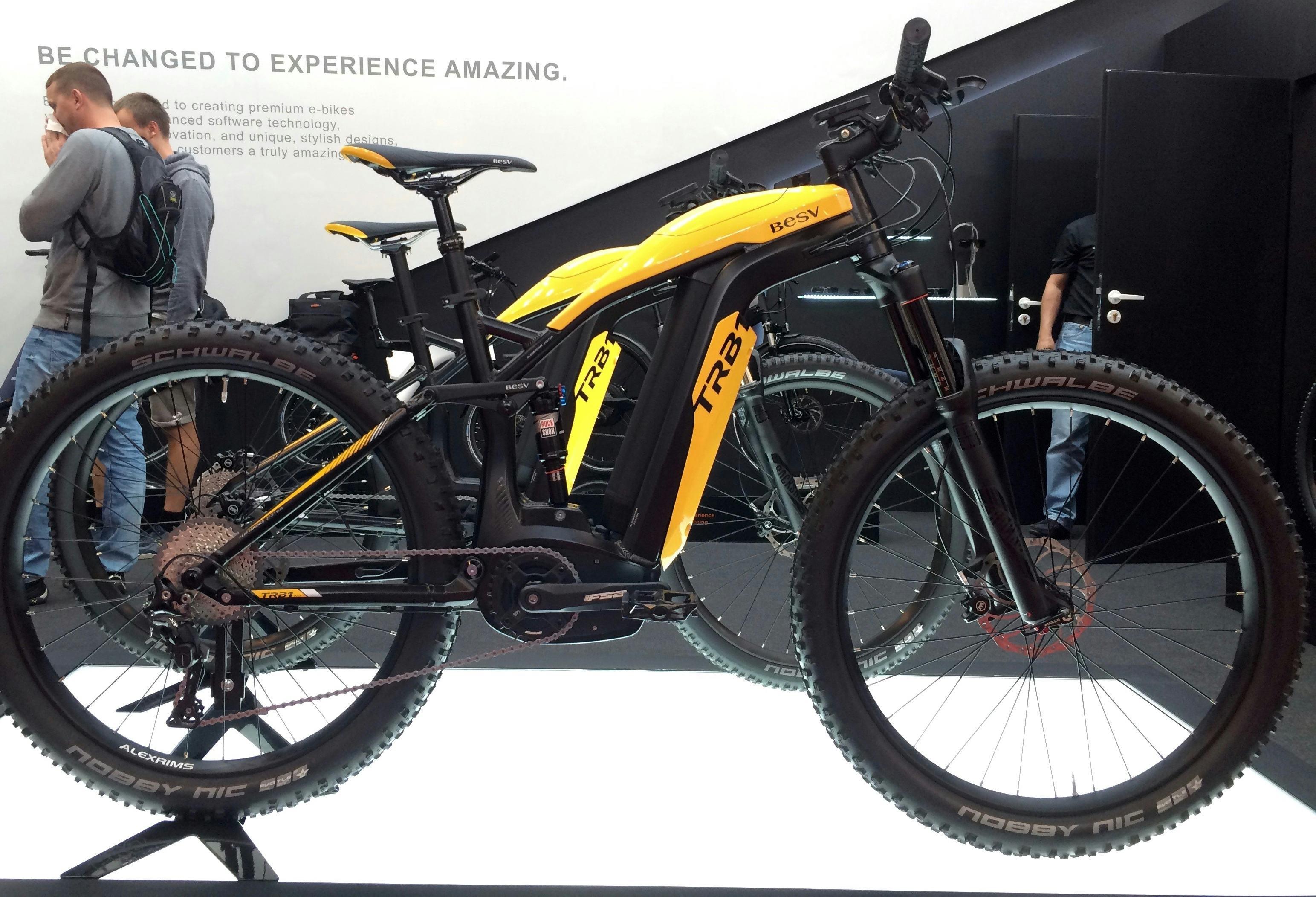 BESV developed a new range of e-MTB’s. – Photo Arnauld Hackmann.