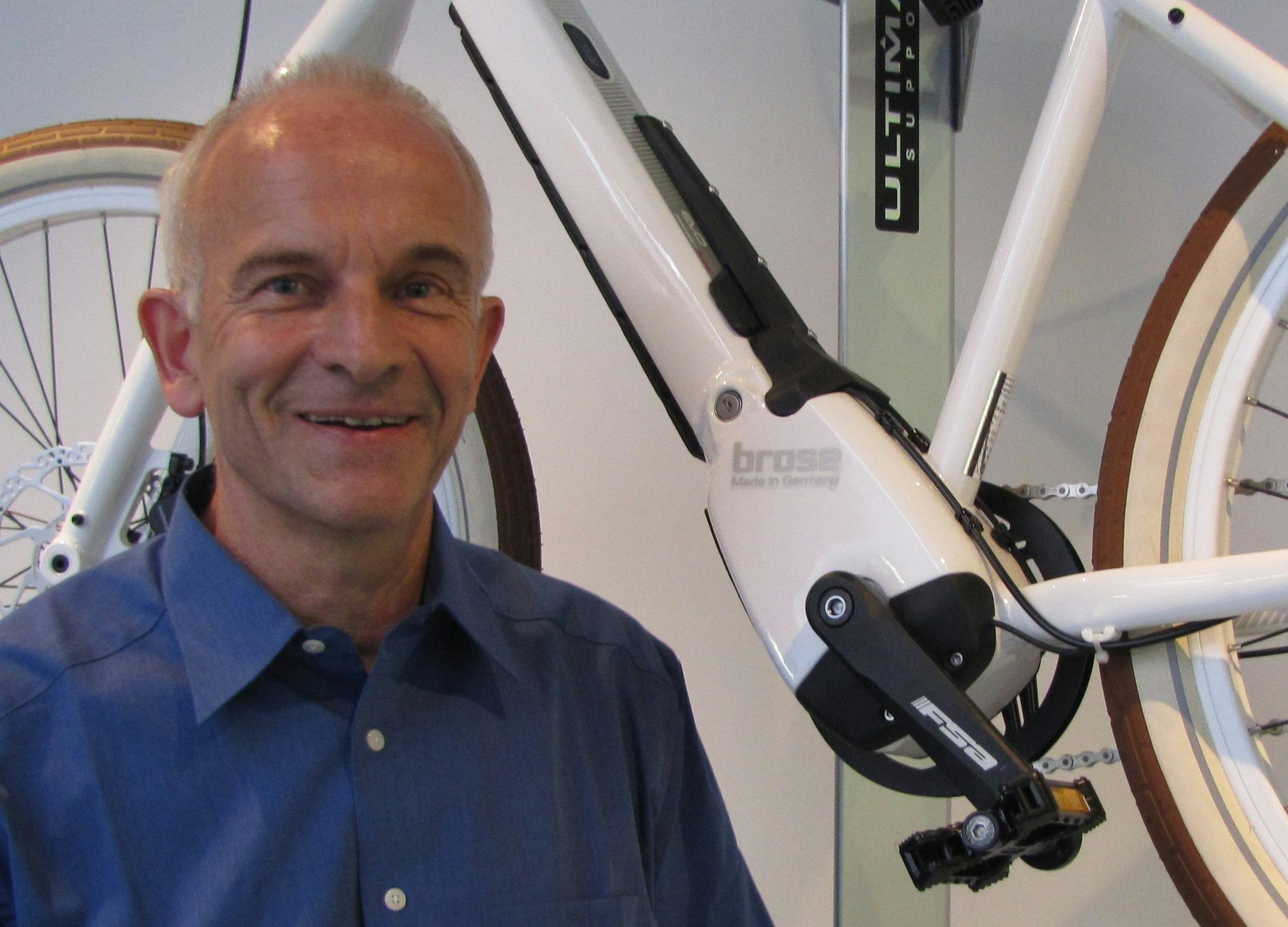 “At Brose we manufacturer more than 100 million electric motors per year,” says Joachim Volland of Brose. – Photo Bike Europe