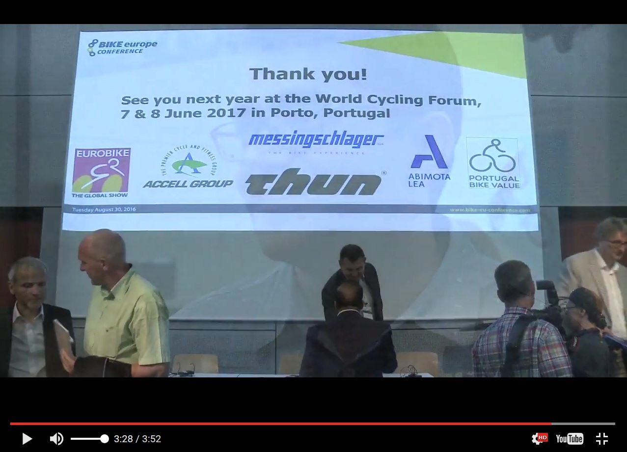 The video presenting an overview with all speakers as well as the executive panel debate