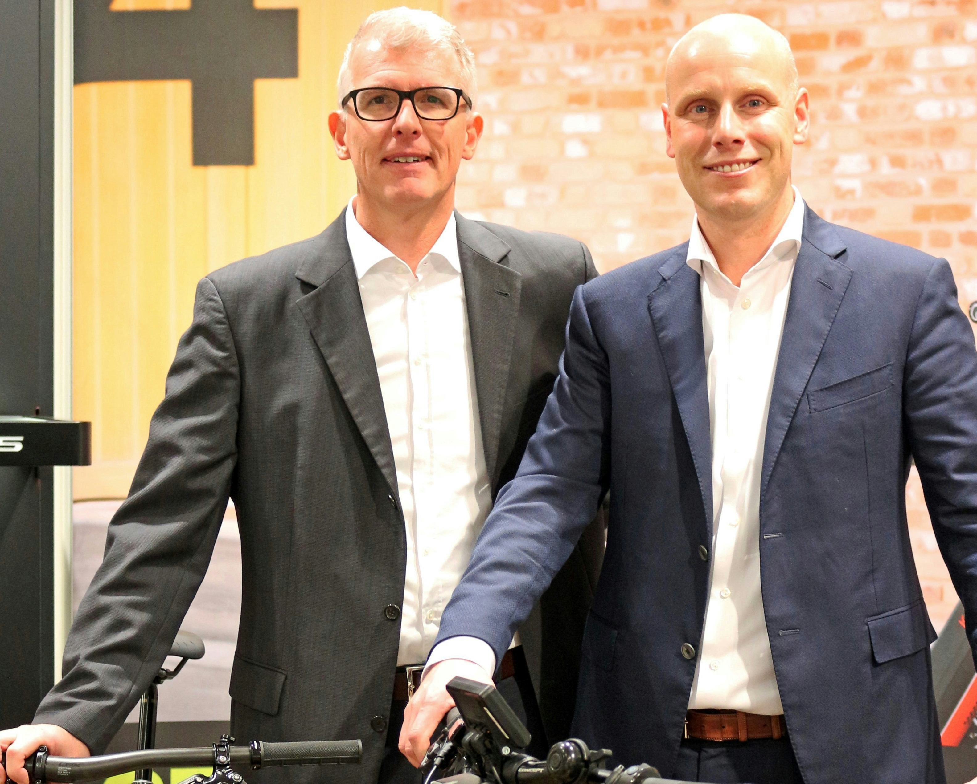 Derby Cycle’s CEO duo Thomas Raith (l.) and Janco van der Heiden. – Photo Derby Cycle