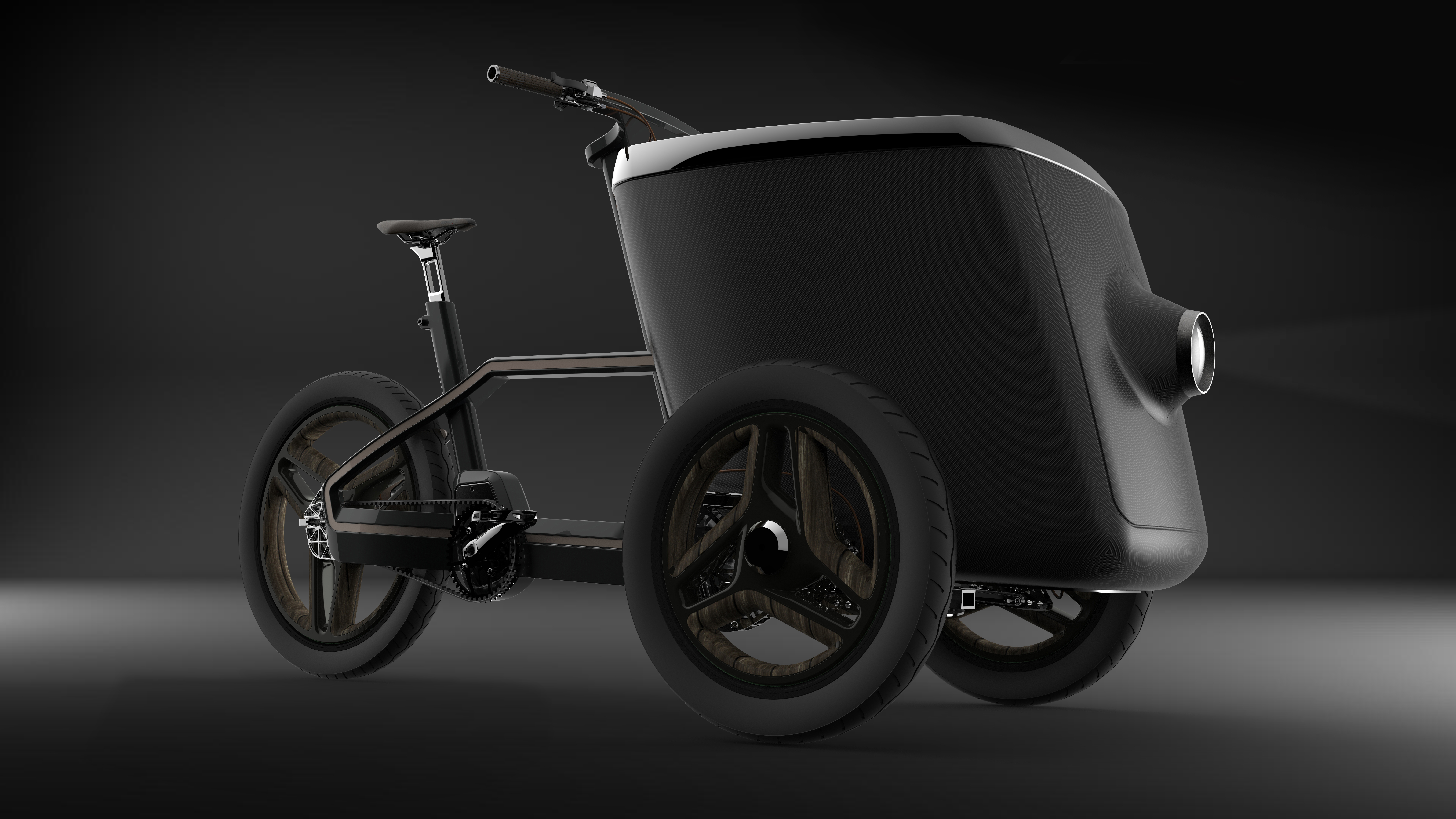 「carQon」代表的是一個為了達成高級多功能自行車(cargo bike)的全方位設計。－照片來源carQon`