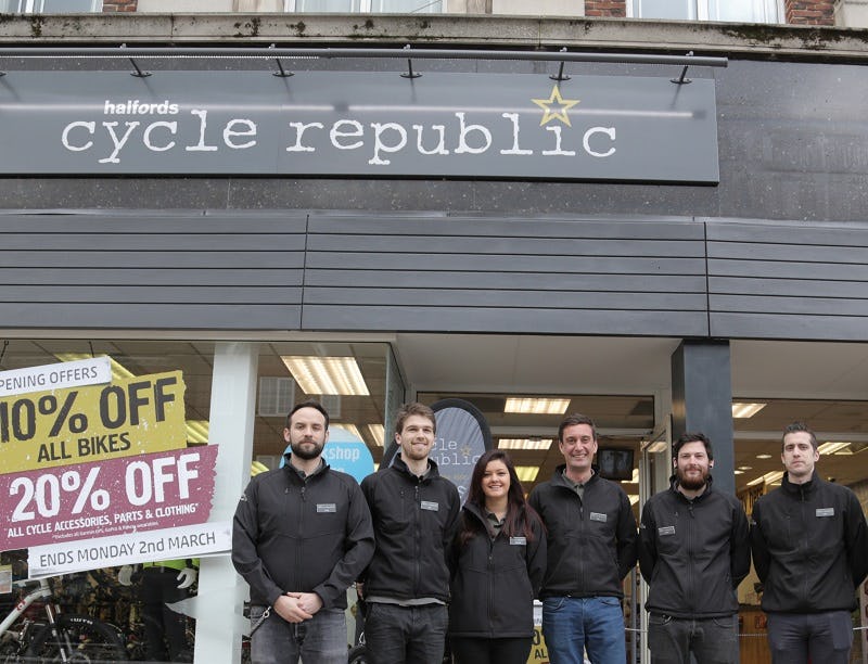 Halfords notes ‘importance of the physical store network at online sales’. – Photo Halfords