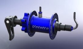 Adjust the tyre pressure while riding with the Velotto. – Photo Velotto