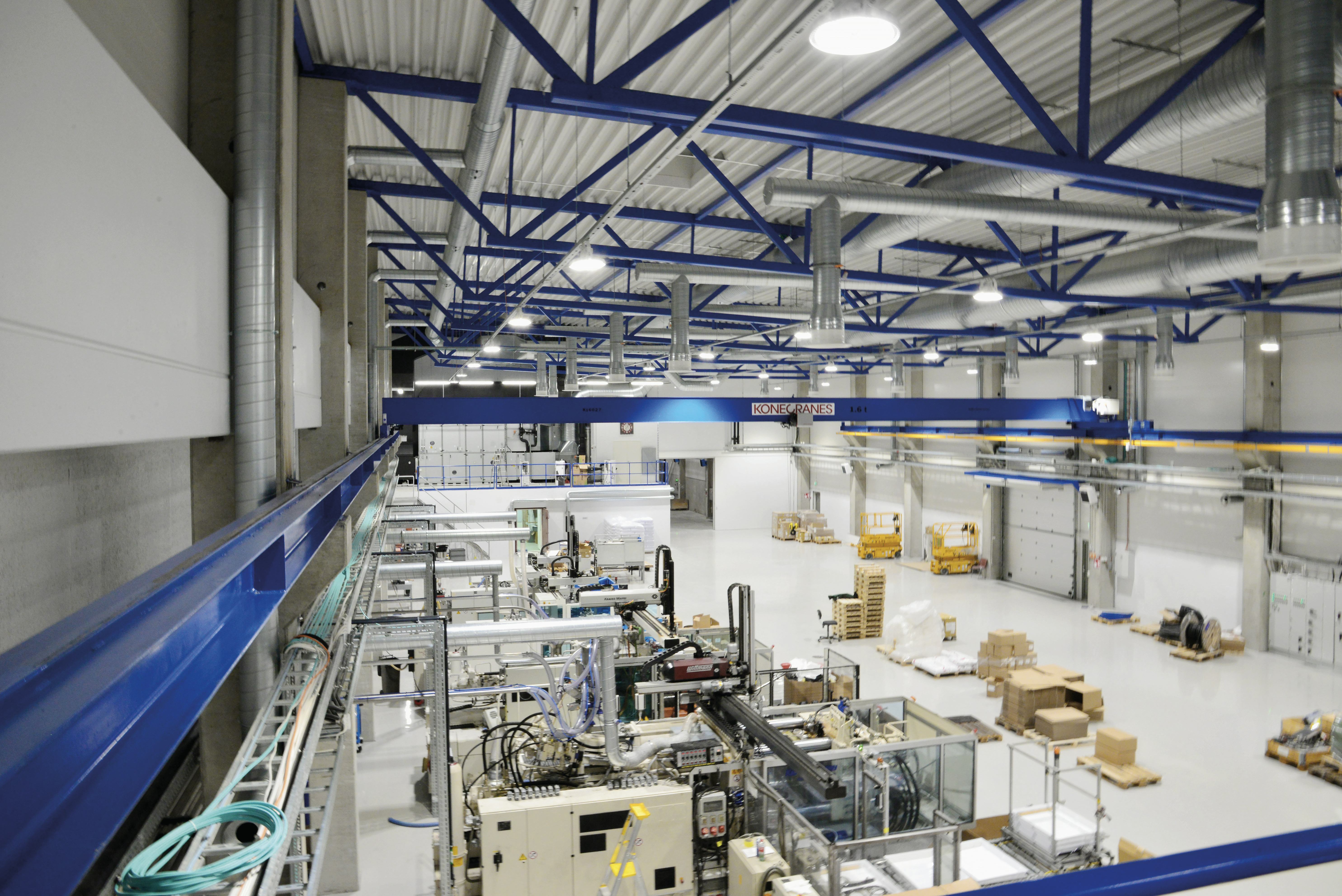 Herrmans’ dedicated plastic injection-molding factory has been doubled in size. – Photo Herrmans
