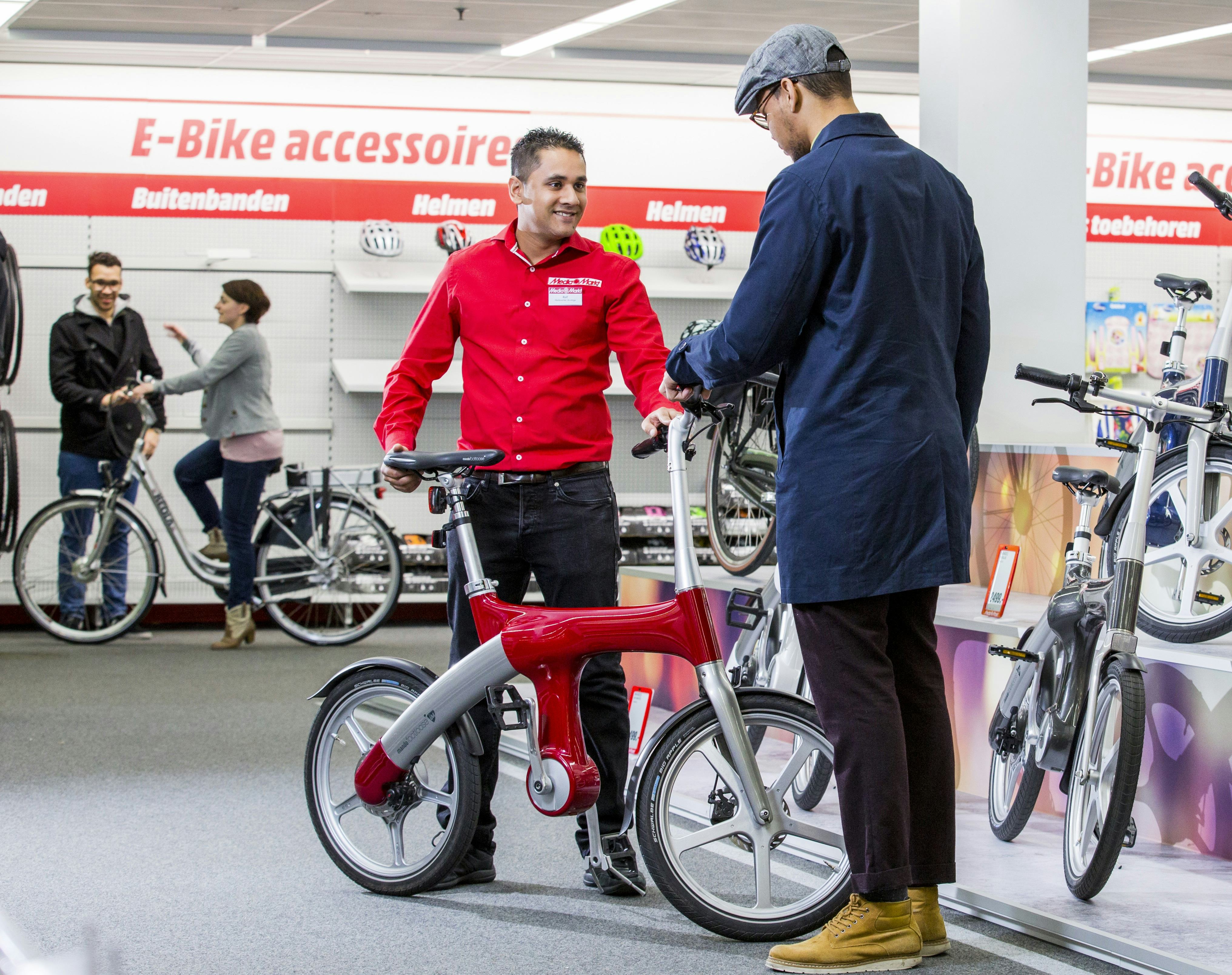 Mediamarkt stops with e-bikes because demand did not met sales costs. - Photo Mediamarkt