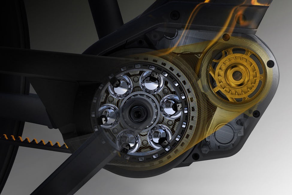The new Continental mid-motor comes with fully integrated NuVinci automatic transmission. – Photo Continental