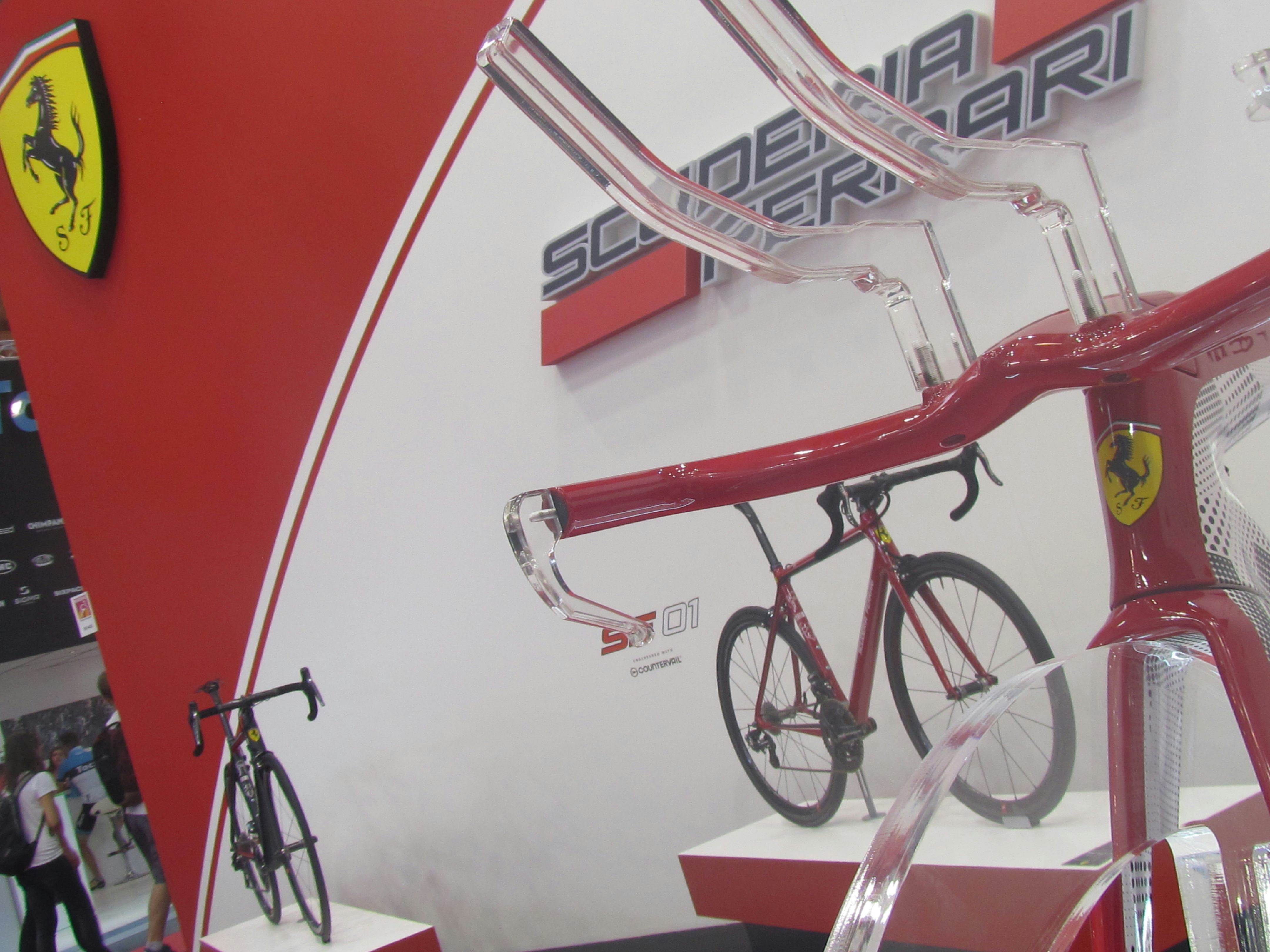 It’s not about ‘re-badging’ made by Bianchi bikes. Symbiosis of brands is to bring complete range of Ferrari bikes.