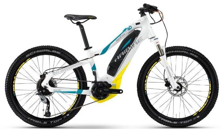 For eight year olds and up Haibike Sduro Hardforlife 4.0. More kids e-MTBs will be presented at Eurobike, – Photo Haibike