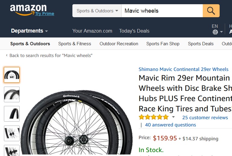 特別像是Amazon電子商務的快速崛起，讓Amer Sports在美國體育批發市場中更具挑戰。照片來源／Bike Europe